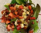 Foto del paso 5 de la receta Ensalada con chori y pipas de calabaza