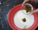 A picture of step 2 of Lauki Ka Raita.