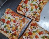 A picture of step 4 of Vegetable Bread Toast.