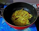 A picture of step 4 of Bashonti Pulao (Basanti Pulao).