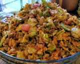 A picture of step 6 of Taco Salad.