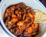 A picture of step 8 of Delicious beef stew recipe #themechallenge.