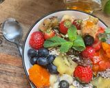 Une image de l'étape 13 de 🍒BREAKFAST TIME 🐝GRAINES DE CHIA 🍇 FRUITS🫐🍌🍓.