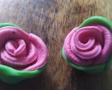 A picture of step 6 of Sweet Rose Mathri.
