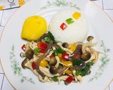 Foto del paso 3 de la receta: Wok de Verduras Salteadas con Pechugas de Pollo (sasami)Konnyaku!