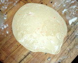 A picture of step 6 of Soft layered carrot chapati.