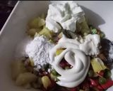 A picture of step 2 of Mix fruits and vegetables salad with hung curd.