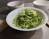 A picture of step 5 of Courgetti and Meatballs.