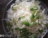 A picture of step 3 of Chickn vegetable pasta.