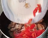 A picture of step 2 of Ridge Gourd (Turai) With Chicken Wings.