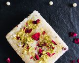 A picture of step 3 of Rose coconut surprise with creamy thandai.