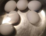 A picture of step 1 of How to boil eggs easy peel.