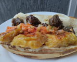 Foto del paso 7 de la receta: Sánduche🥯de carne,🍖queso🧀y plátano🥙maduro🌮