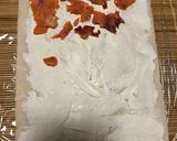 A picture of step 1 of Smoked Salmon, Arugula, and Cream Cheese Roll-Ups.
