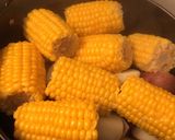 A picture of step 1 of Sheet pan shrimp boil.