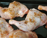 Foto del paso 2 de la receta: Pollo con zanahoria crujiente y patatas doradas