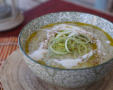 Foto del paso 6 de la receta: Crema de puerros y calabacín con kéfir
