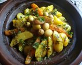 A picture of step 5 of Lamb Tagine with Potatoes and Olives.