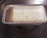 A picture of step 3 of Instant kharvas / junnu.