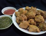 A picture of step 4 of Baisan k Pakoray.