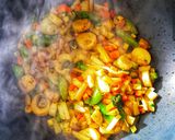 A picture of step 3 of 9 Veg stirfry.