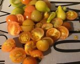 Une image de l'étape 5 de Gambas géantes à l'ananas, aubergine et tomates cerises.