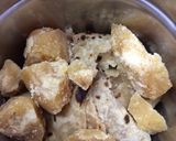 A picture of step 1 of Left over roti laddoo.