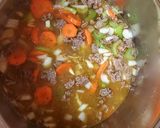 A picture of step 1 of Slow Cooker Sausage Gnocchi Soup.
