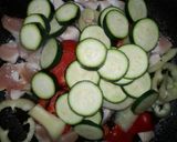 Cukkinis-paradicsomos csirkefalatok recept fázis 1 fotója