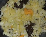 Une image de l'étape 1 de Double cheese burger pommes de terre et compoté d oignons.