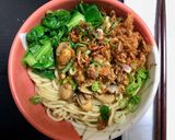 Foto langkah ke 3 dari resep Mi pangsit, jamur kecap.