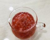 Foto langkah ke 4 dari resep Mutiara,susu dan biji selasih.