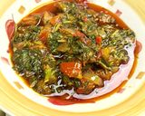 A picture of step 4 of Green Yam Sauce.