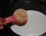 A picture of step 1 of Spicy hot choclate.