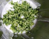 A picture of step 1 of Baked Potatoes with Manchego Cheese and Tzatziki.