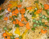 A picture of step 5 of Simple minced meat jollof rice.