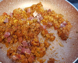 Foto del paso 2 de la receta: Lentejas con salsa boloñesa, jamón y verduritas