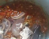A picture of step 2 of Kaleji Gurda Masala.
