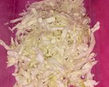 A picture of step 1 of Sandwich #ramadancontest.