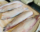 A picture of step 1 of Beer-battered Fish.