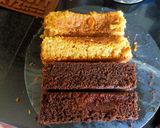 A picture of step 9 of Eggless Battenberg Cake.