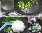 A picture of step 2 of Chinese Veggie Fried Rice 菜飯.