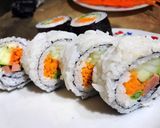 Hình bước làm 5 của món Kimbap Hàn Quốc