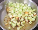 A picture of step 2 of Watermelon rind subji.