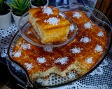 صورة لخطوة 4 من وصفة كيكة البسبوسة