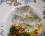 A picture of step 3 of Samp and beef bones.