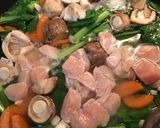 รูปขั้นตอนการทำที่ 2 ของ ราดหน้าอกไก่สูตรคลีน