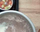 Foto langkah ke 3 dari resep Puding Jeli Buah Cokelat.