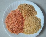 A picture of step 1 of Chicken Dalcha.