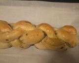 A picture of step 11 of Cinnamon Raisin Challah (One Loaf, Mixed Braids).